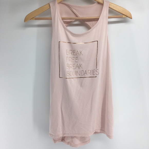 Calia | Break Free Break Boundaries Pink Top Small - Picture 2 of 6